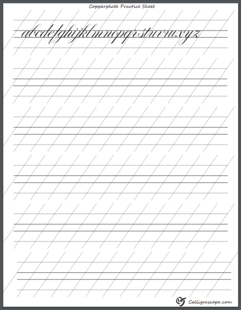 printable calligraphy worksheets pdf