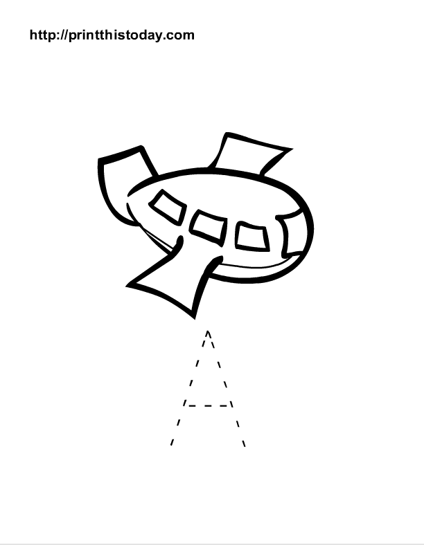 printable capital a