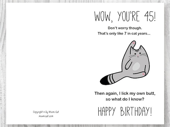 printable cards birthday funny