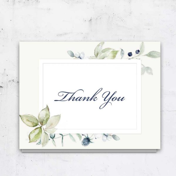 Printable Sympathy Thank You Card Template Folded Blank Inside