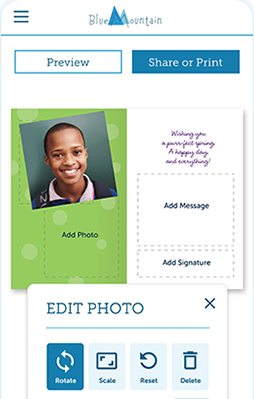 printable cards blue mountain