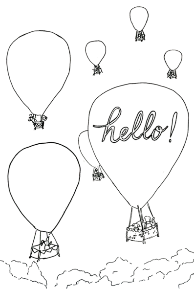 Thank You Teacher Printable Coloring Card - Little Bee Family