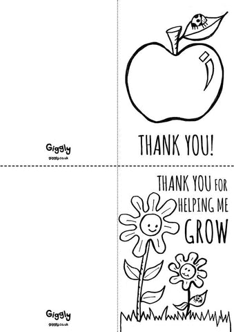 printable cards for teachers