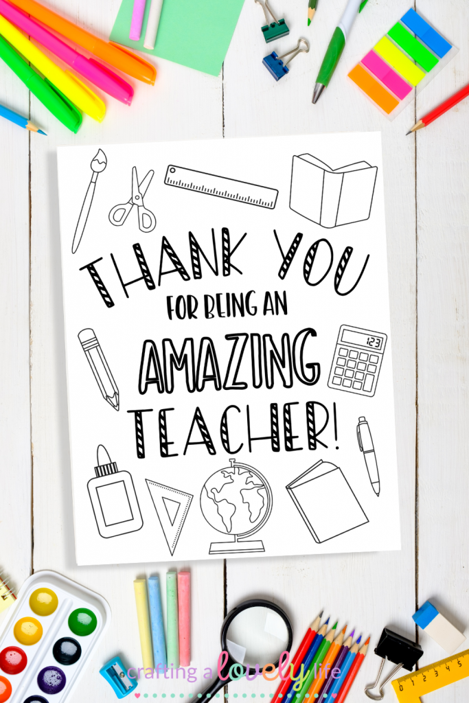 printable cards for teachers