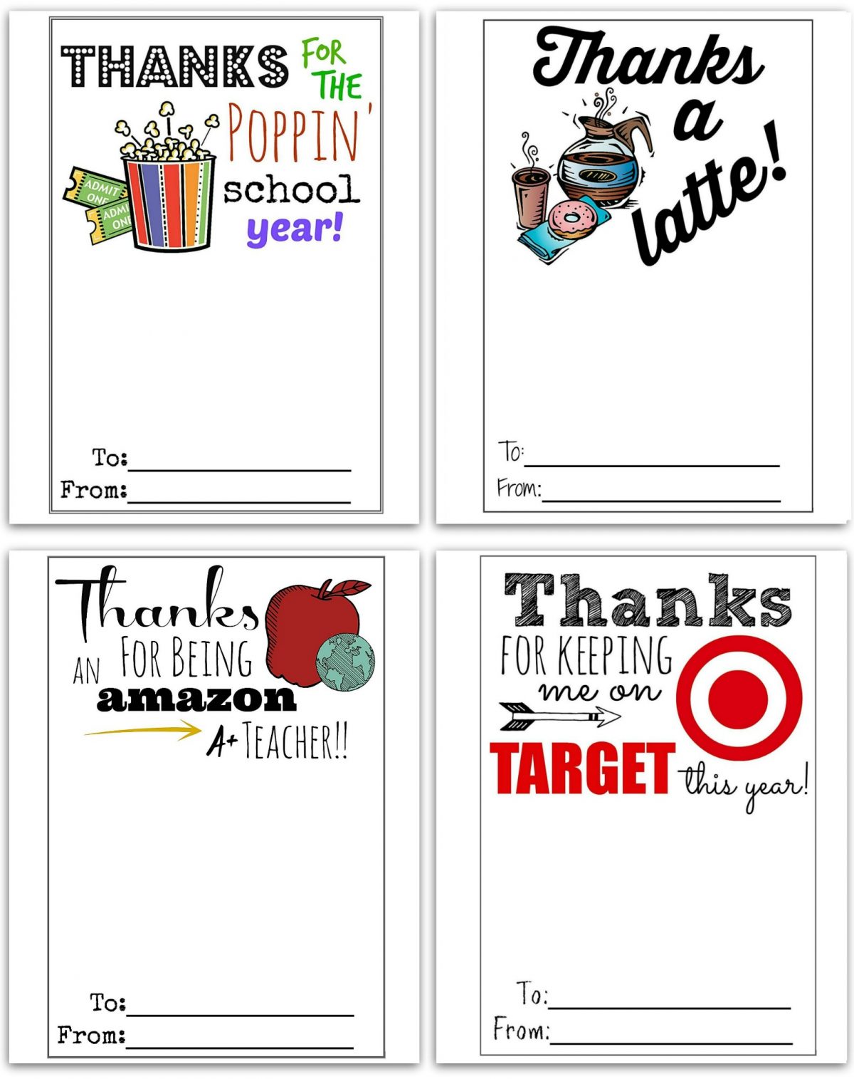 printable cards for teachers