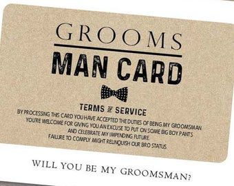 printable cards groomsman