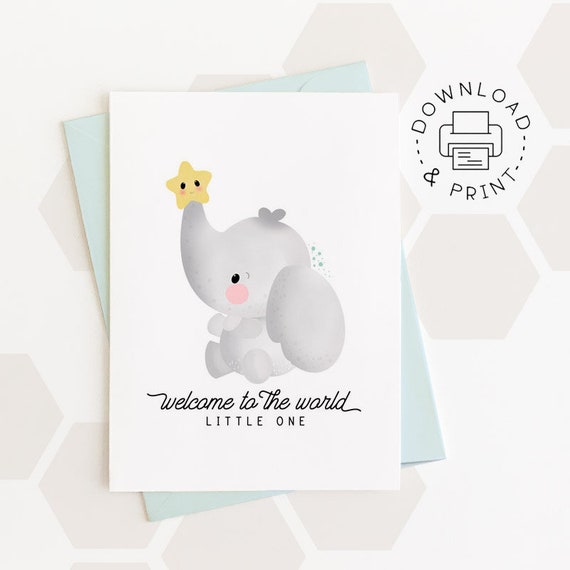 printable cards new baby