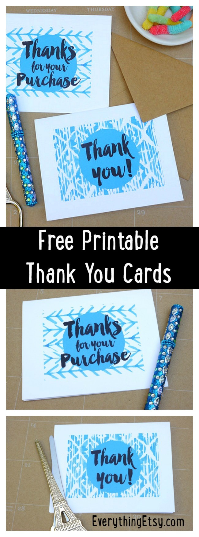 printable cards on etsy