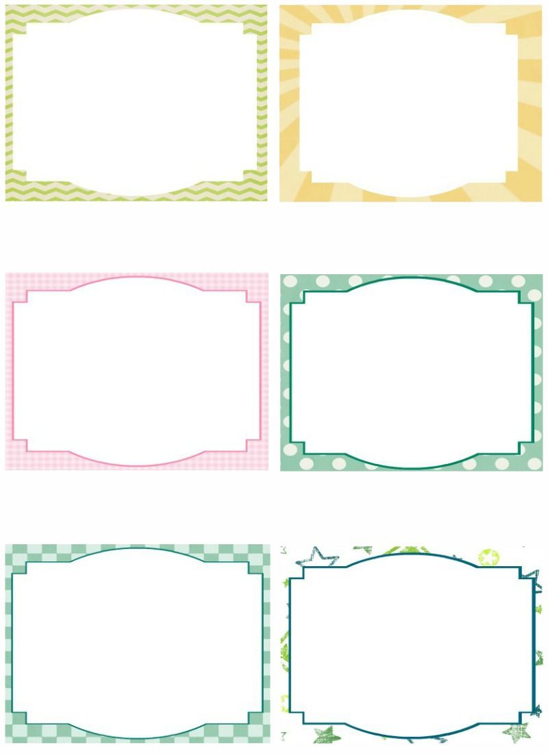 printable cards template