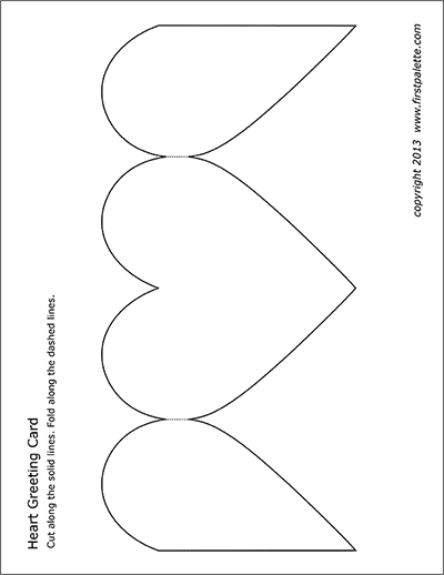 Heart Greeting Card | Free Printable Templates &  Coloring Pages ...