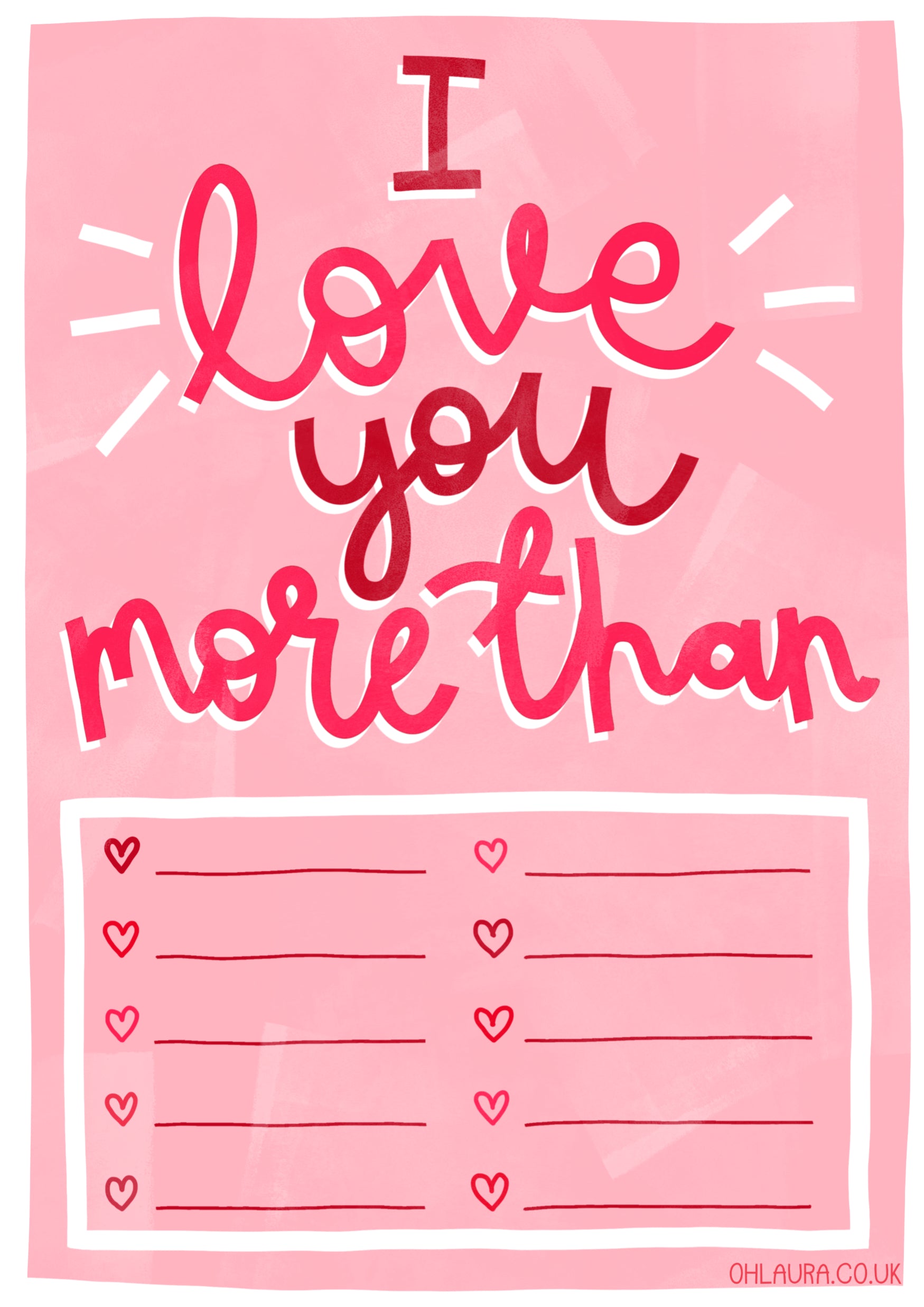 Free Printable Valentines Cards - Oh Laura