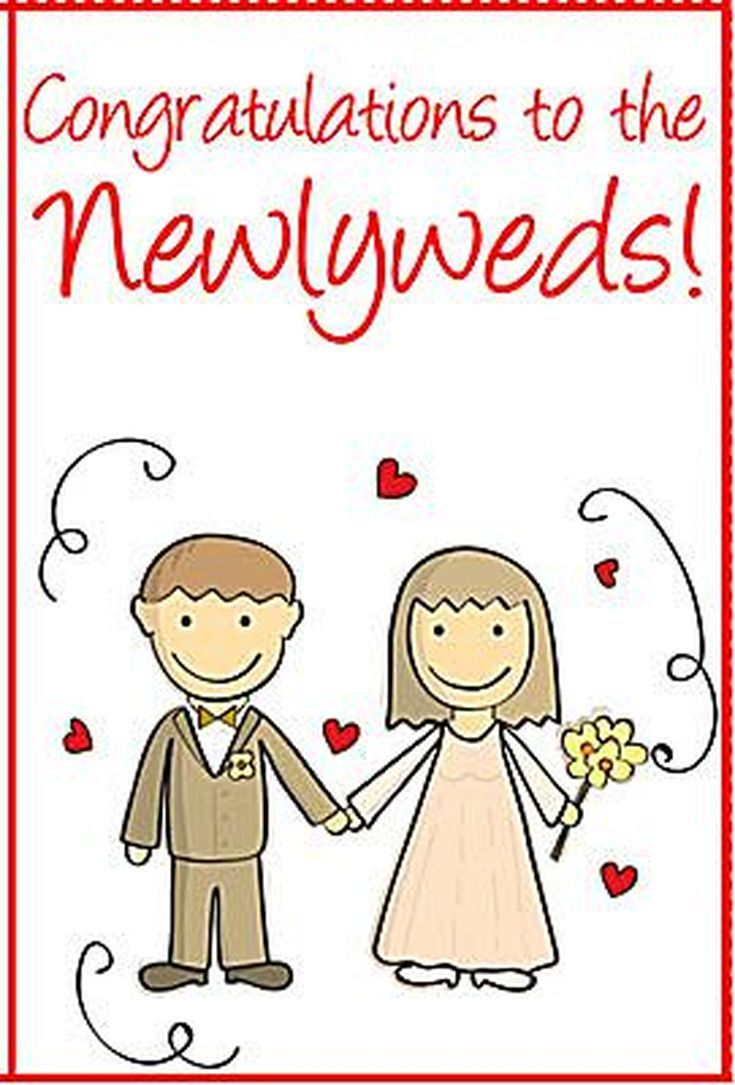 Say Congrats With a Free, Printable Wedding Card