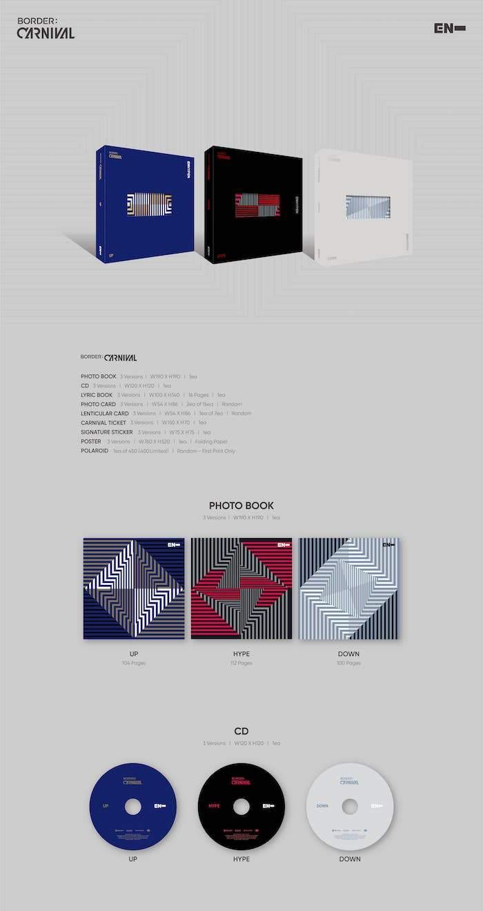 ENHYPEN - BORDER: CARNIVAL 2ND MINI ALBUM - J-Store Online