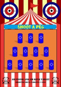 Carnival Themed Targets - Shooting Skull Targets