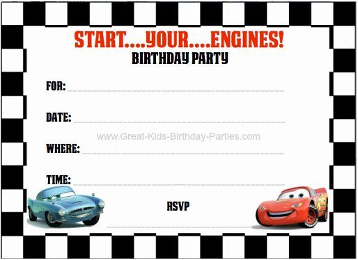 Cars Birthday Invitation Template Unique 40th Birthday Ideas Cars ...