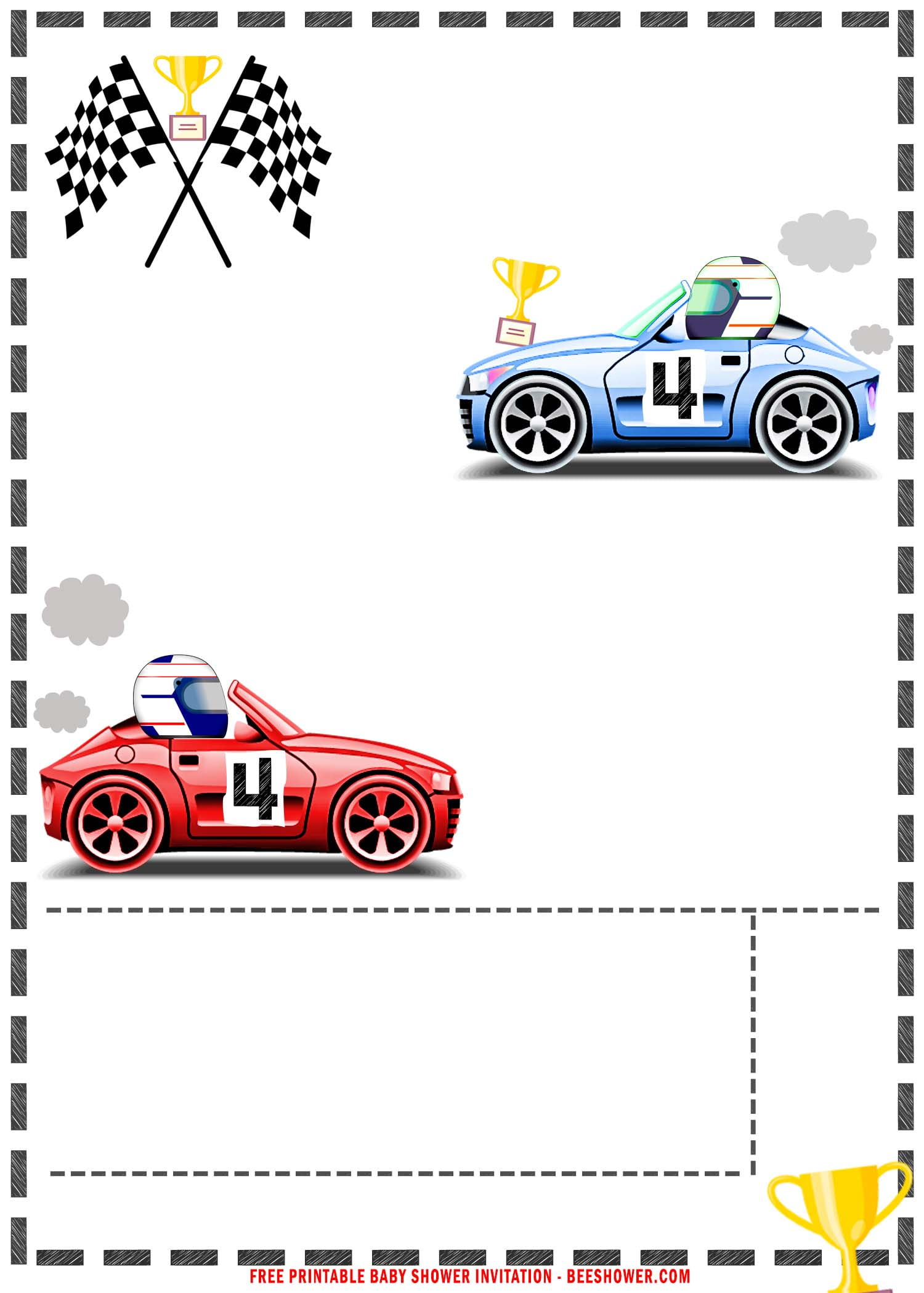 FREE Printable) - Race Car Baby Shower Invitation Templates ... - Worksheets Library free-printable-race-car-baby-shower-invitation-templates-worksheets-library