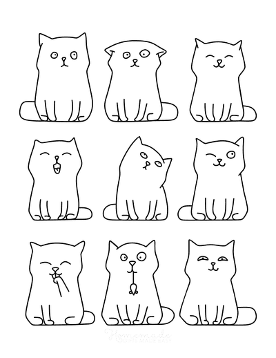 printable cat images