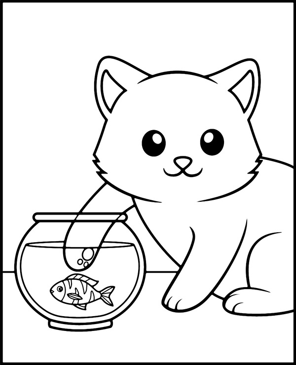 printable cat images