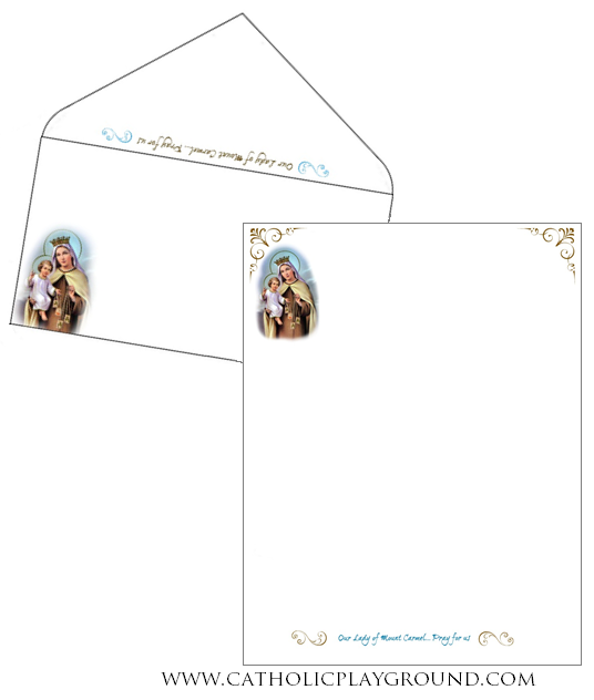 Printable Stationery - Catholic Playground