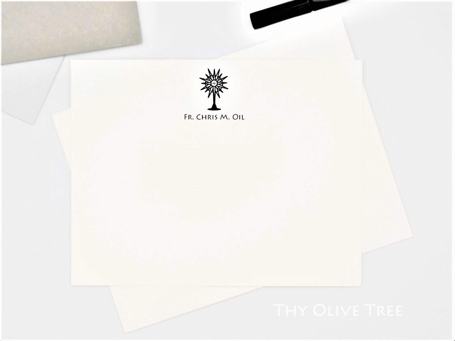 printable catholic stationery