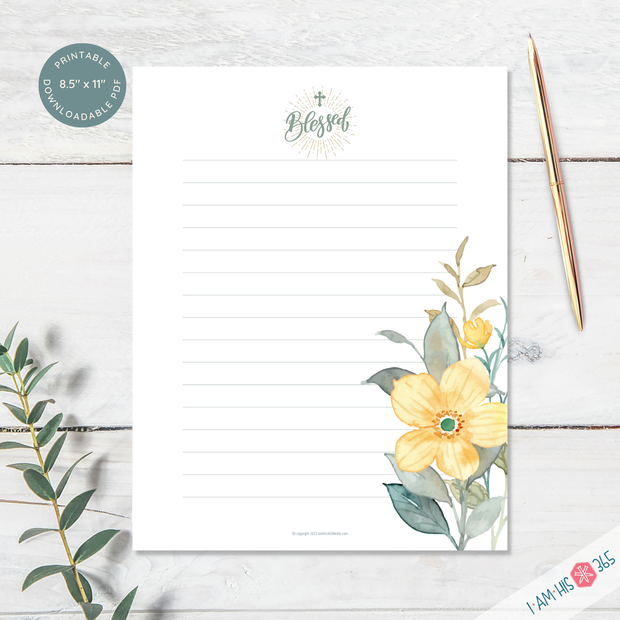 Printable Catholic Stationery | Blessed Catholic Lette
