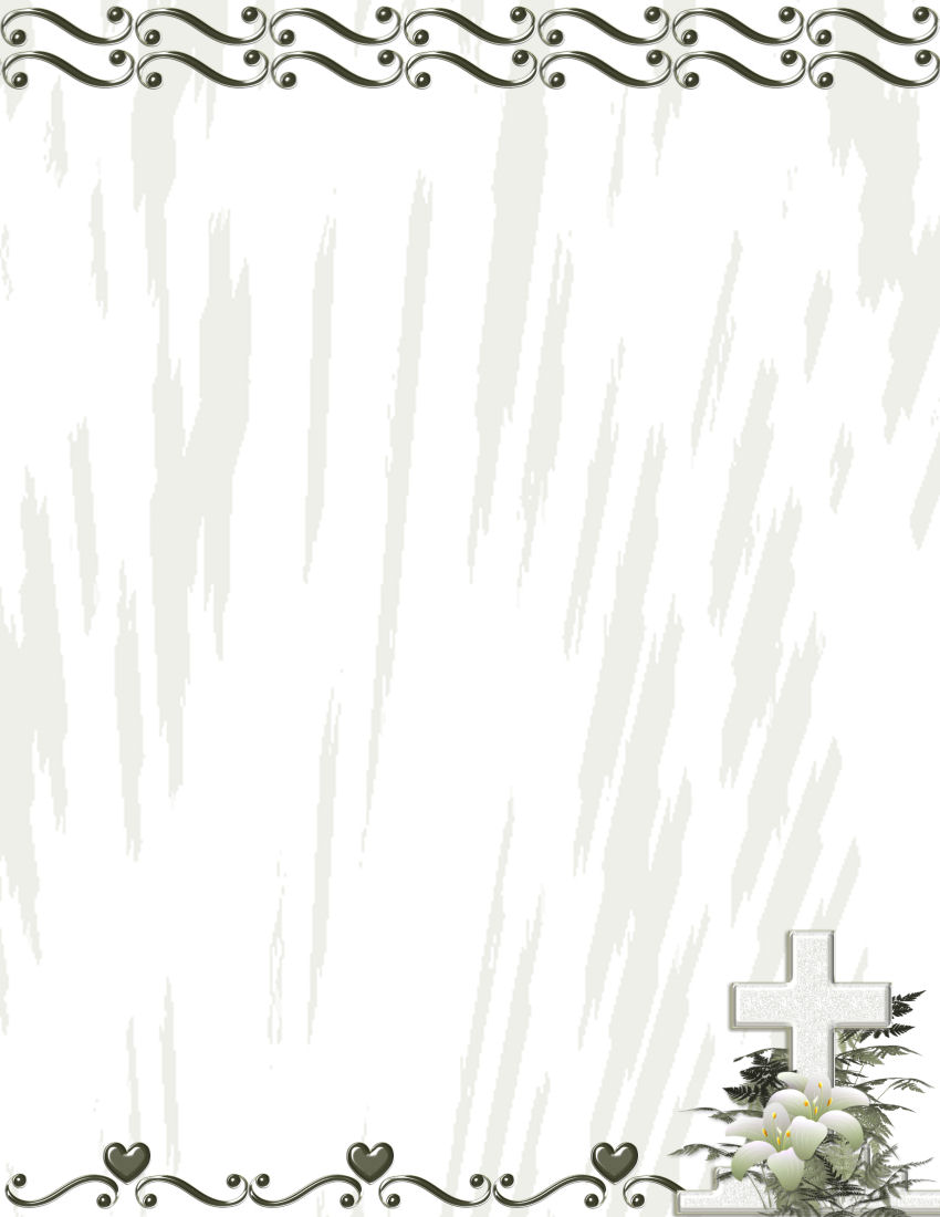 Religious Stationery Theme Page 1