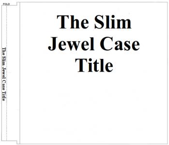Slim CD/DVD Jewel Case » Libreoffice Extensions