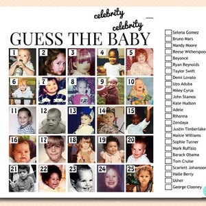printable celebrity baby pictures quiz