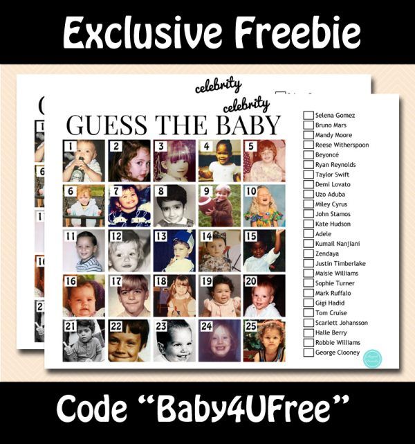 printable celebrity baby pictures quiz