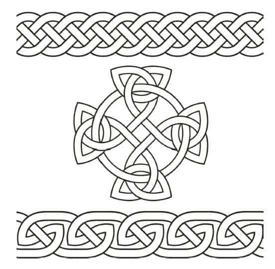 printable celtic designs to color
