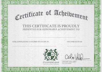Certificate Templates - SimpleCert®