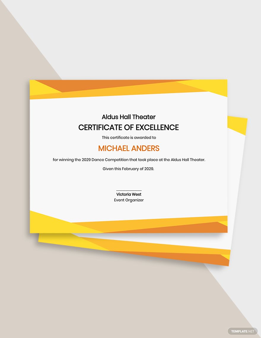 printable certificates dance