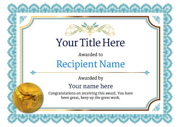 printable certificates for horse riding