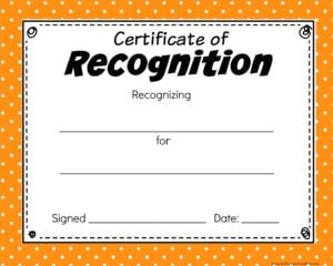 printable certificates for kids
