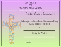 VBS Certificate Template | PosterMyWall