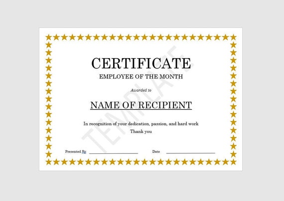 printable certificates in word