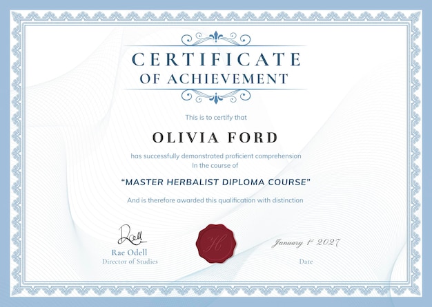 printable certificates in word