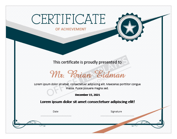 136+ Free Printable Certificate Templates for MS Words