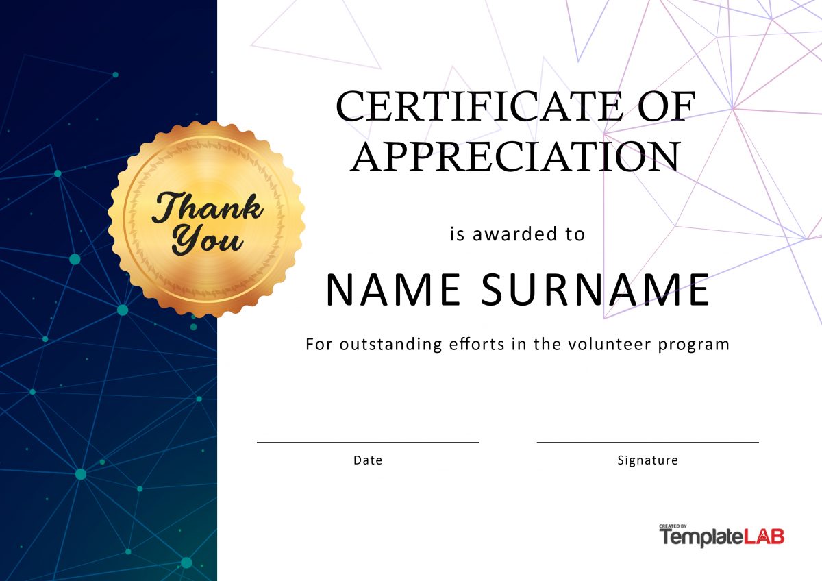 printable certificates of appreciation for teachers