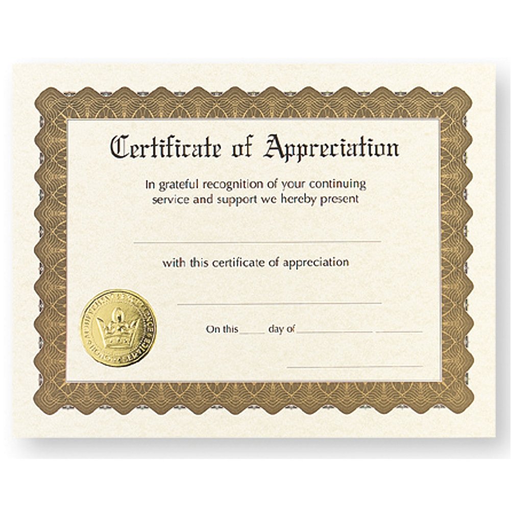 printable certificates of appreciation for teachers
