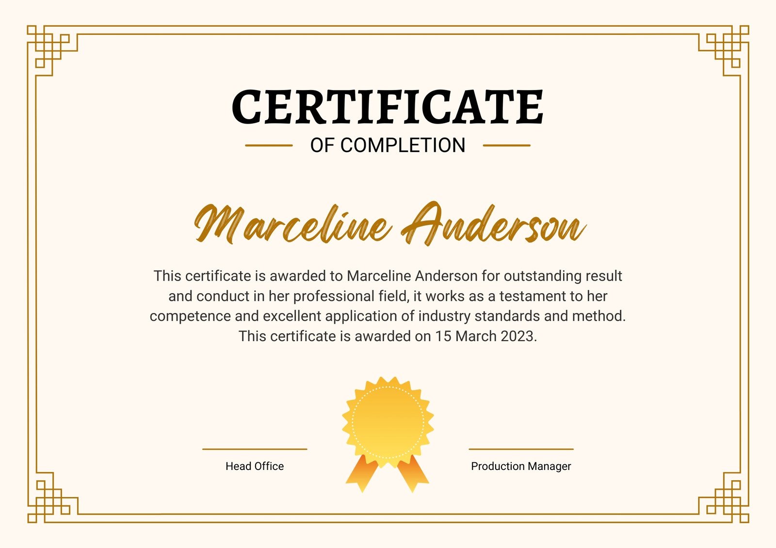 Page 2 - Free, custom printable certificate of completion ...