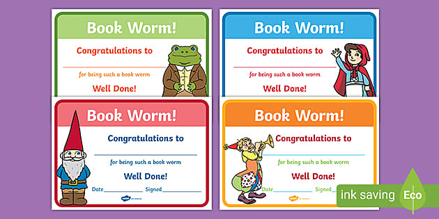 Reading Certificate Template - Printable Awards | Twinkl USA