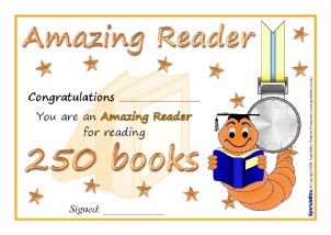KS1 &  KS2 Printable Reading Certificates &  Awards - SparkleBox