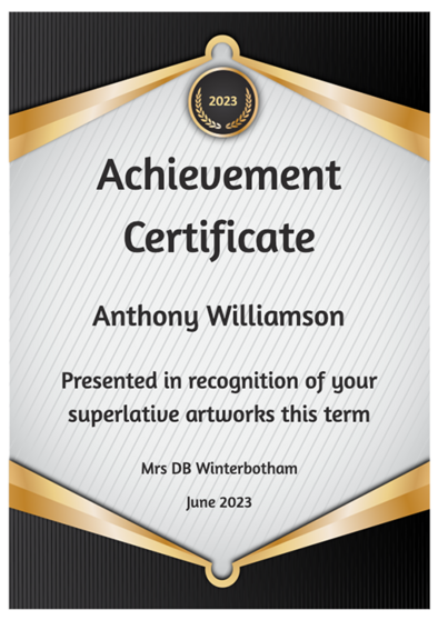 SEN Teacher : Formal Certificates ⋆ Printable Award Certificate