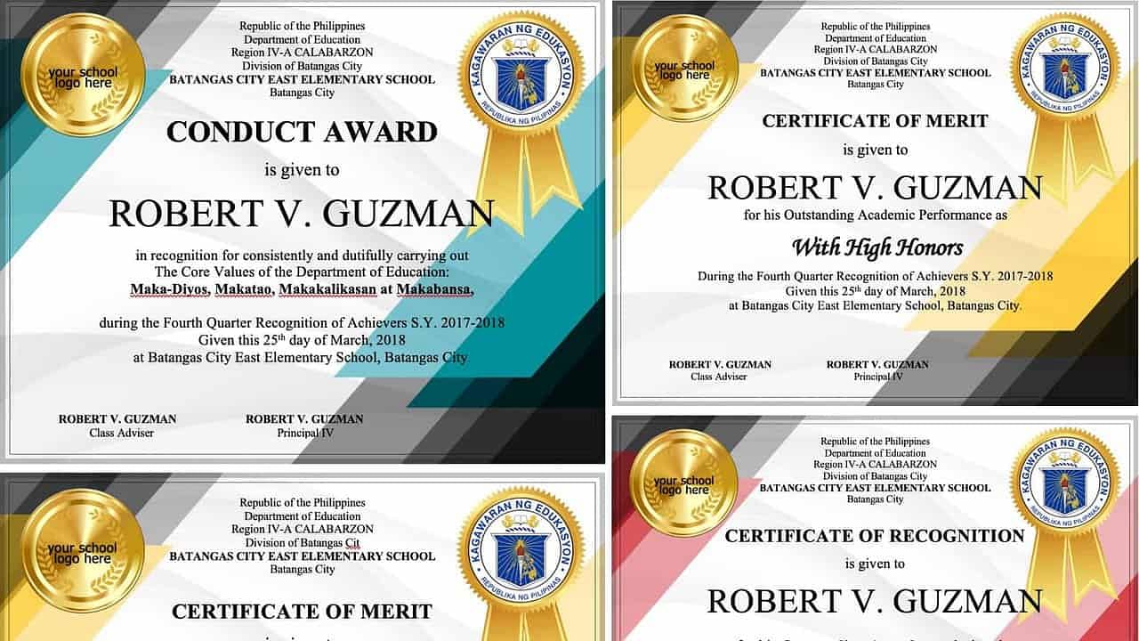Certificates | DepEd Tambayan