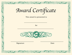 printable certificates