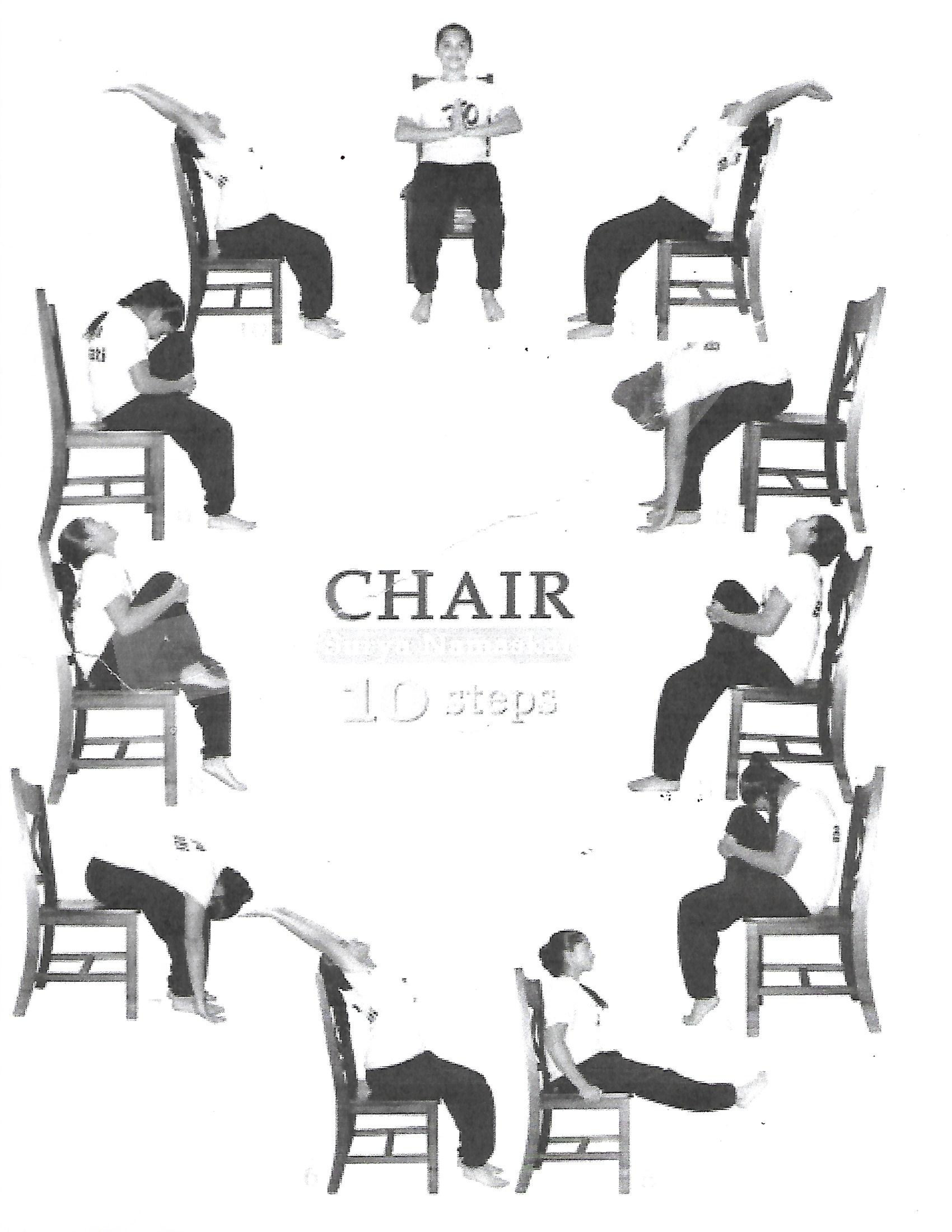 printable chair yoga poses pdf