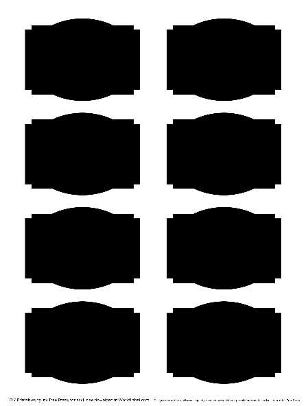 Chalk Labels in fillable templates | Free printable labels ...