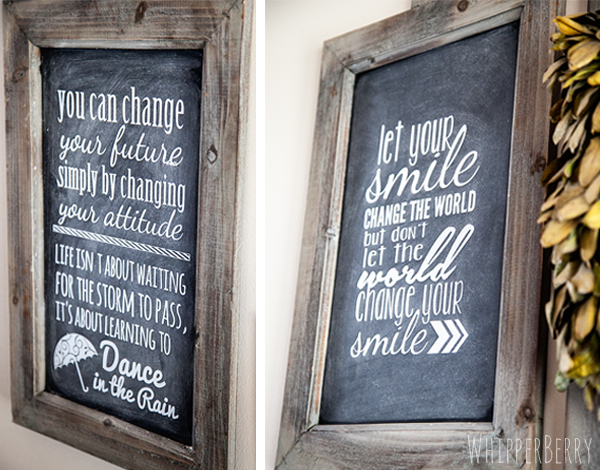 Chalkboard menu with vinyl - Expressions Vinyl