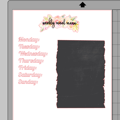 printable chalkboard vinyl